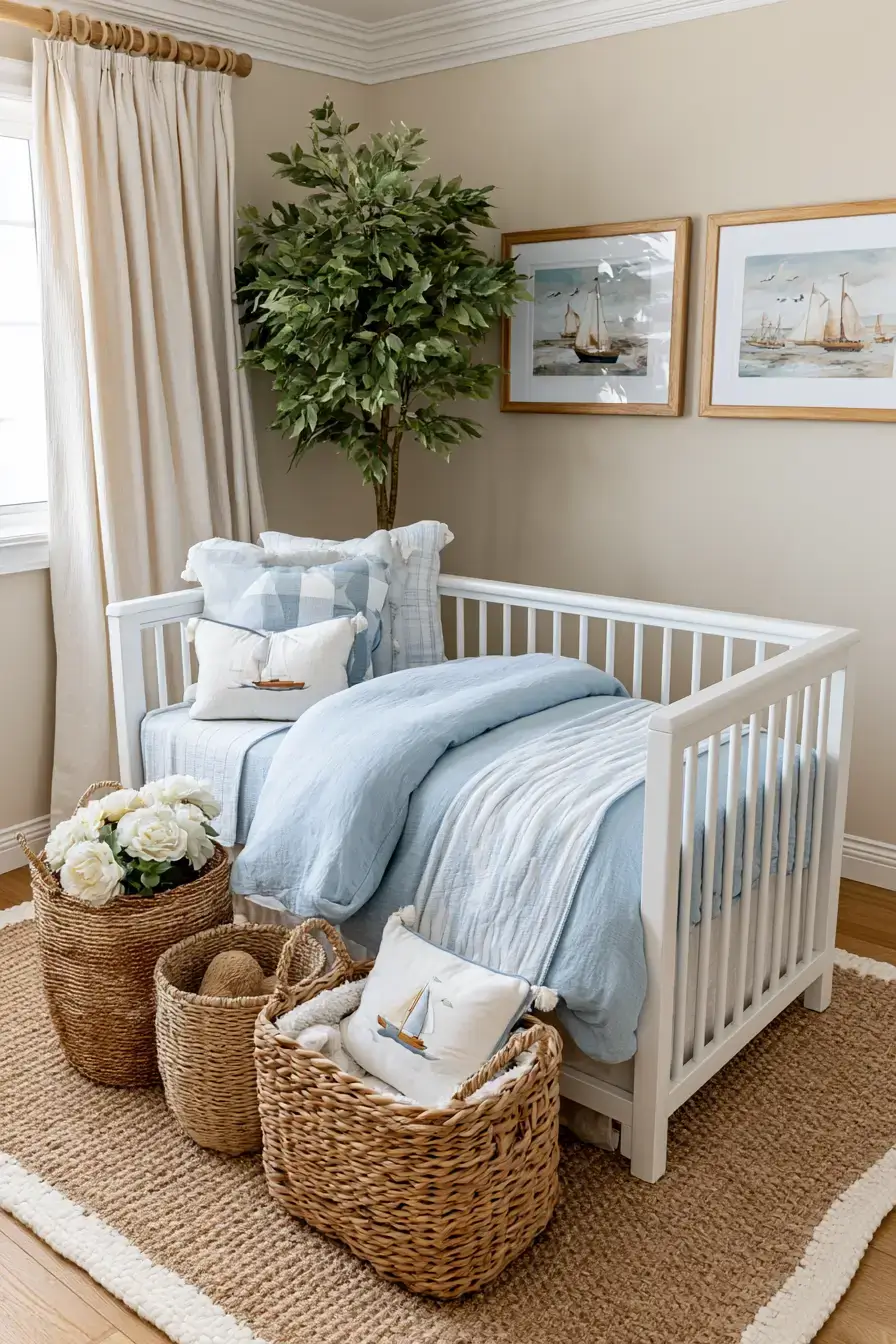 27 Dreamy Nautical Nursery Ideas For A Sweet Coastal Baby Room