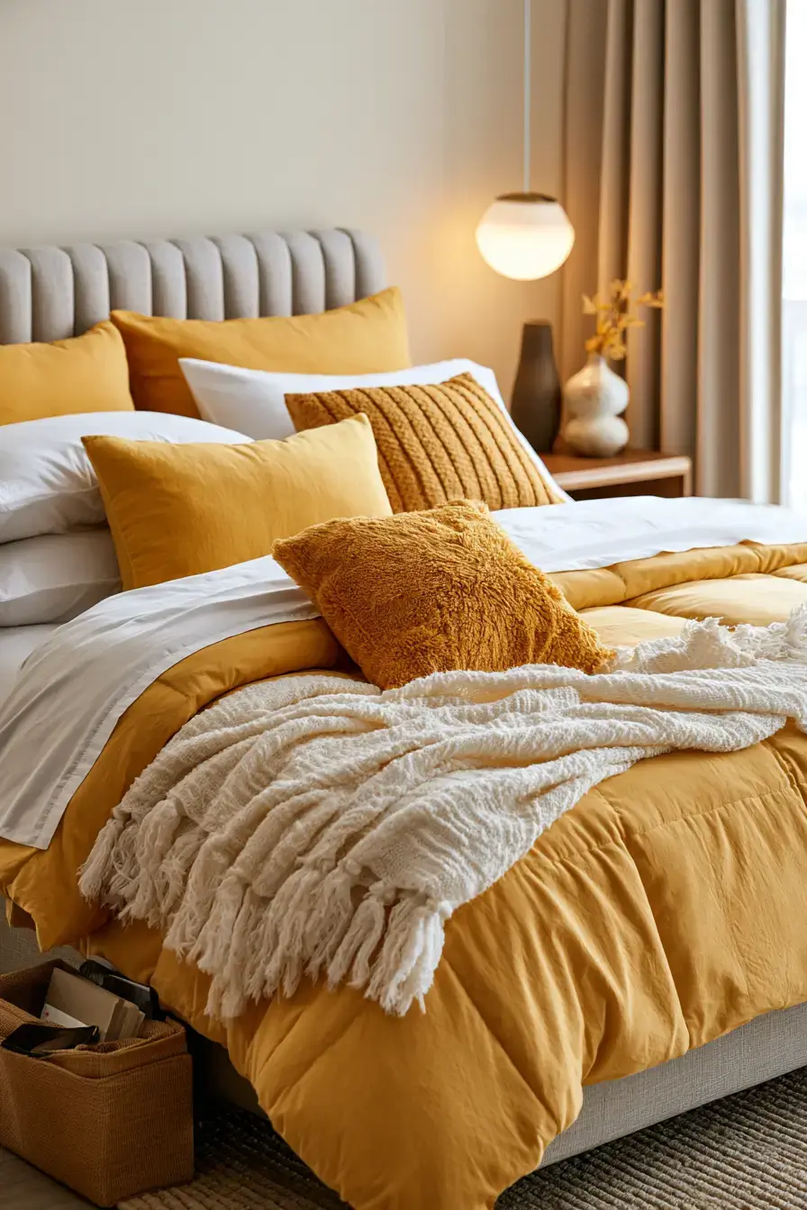27 Aesthetic Yellow Dorm Room Ideas For A Warm Happy Space