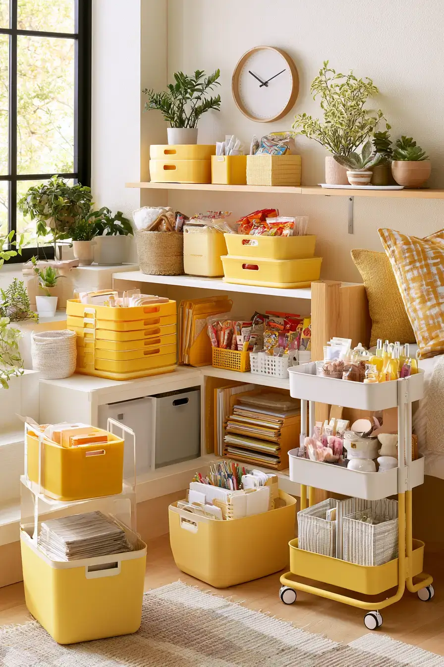 27 Aesthetic Yellow Dorm Room Ideas For A Warm Happy Space