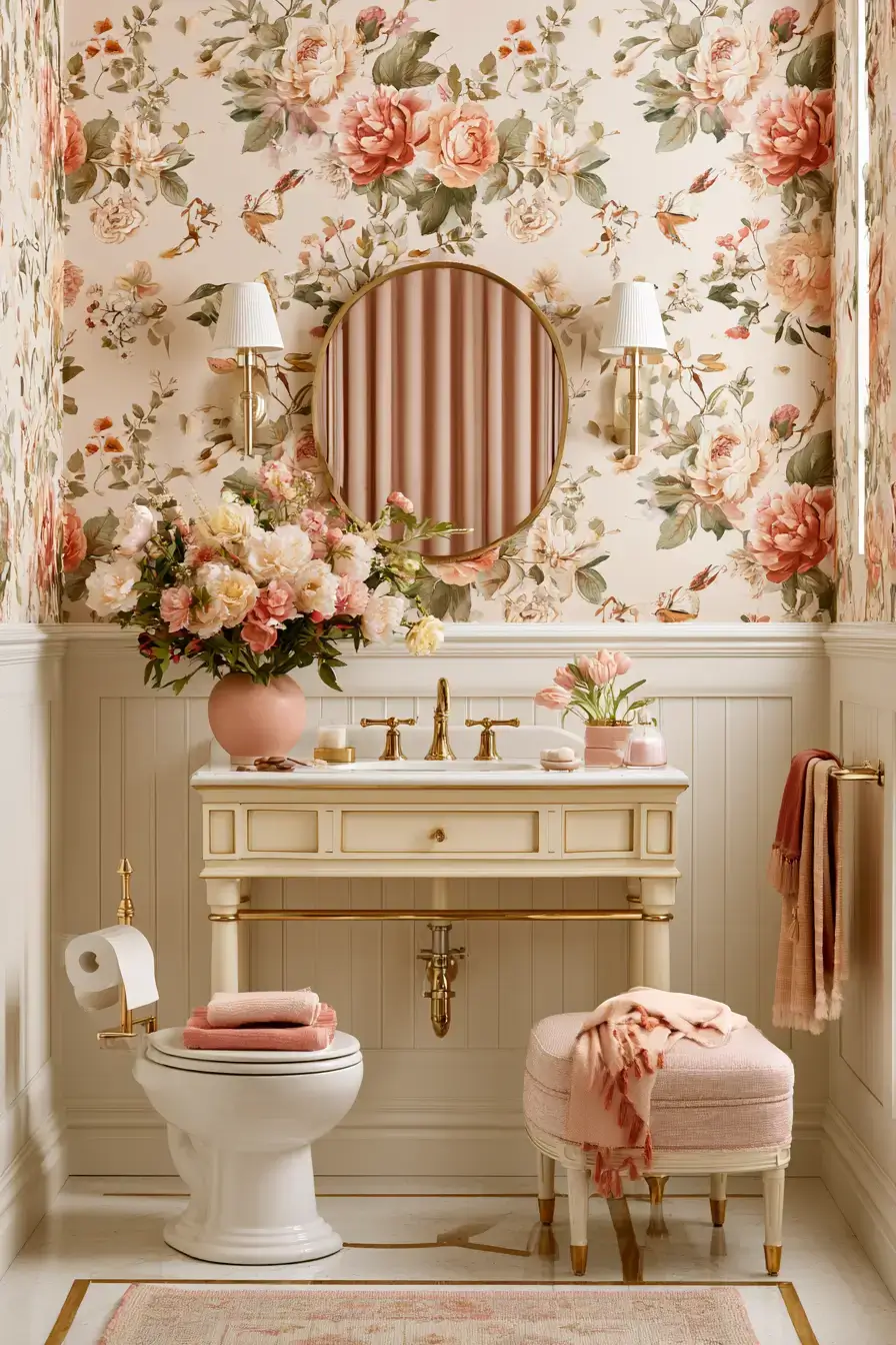 27 Pretty Small Powder Room Ideas For A Charming Home