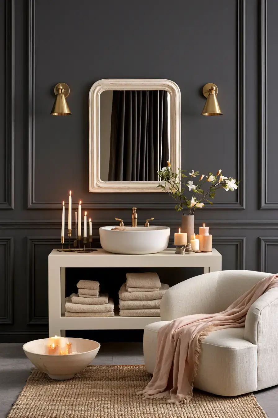 27 Chic Moody Bathroom Ideas For A Rich Relaxing Look