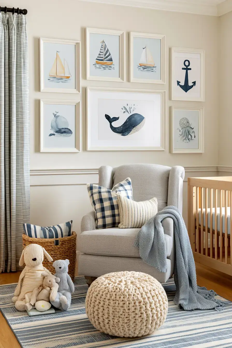 27 Dreamy Nautical Nursery Ideas For A Sweet Coastal Baby Room