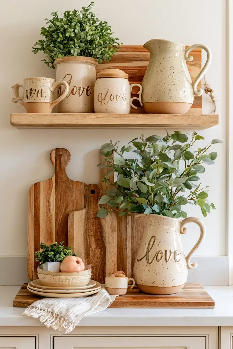 27 Cozy Kitchen Shelf Decor Ideas For A Beautifully Styled Home