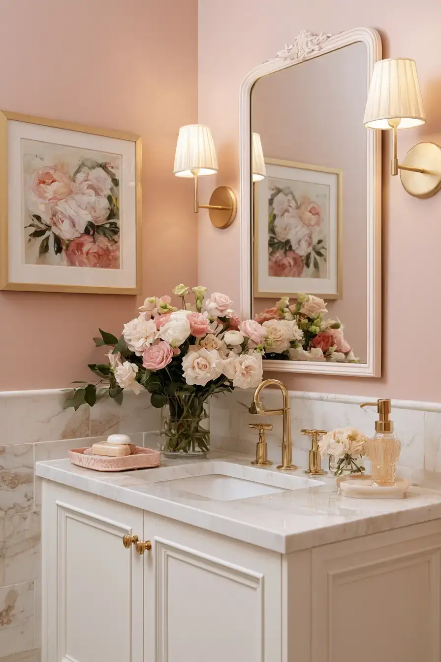 27 Pretty Small Powder Room Ideas For A Charming Home
