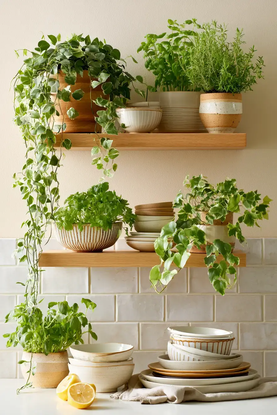 27 Cozy Kitchen Shelf Decor Ideas For A Beautifully Styled Home