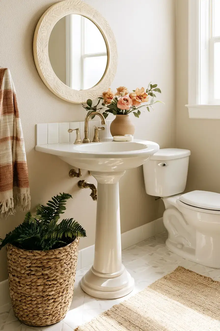 27 Pretty Small Powder Room Ideas For A Charming Home