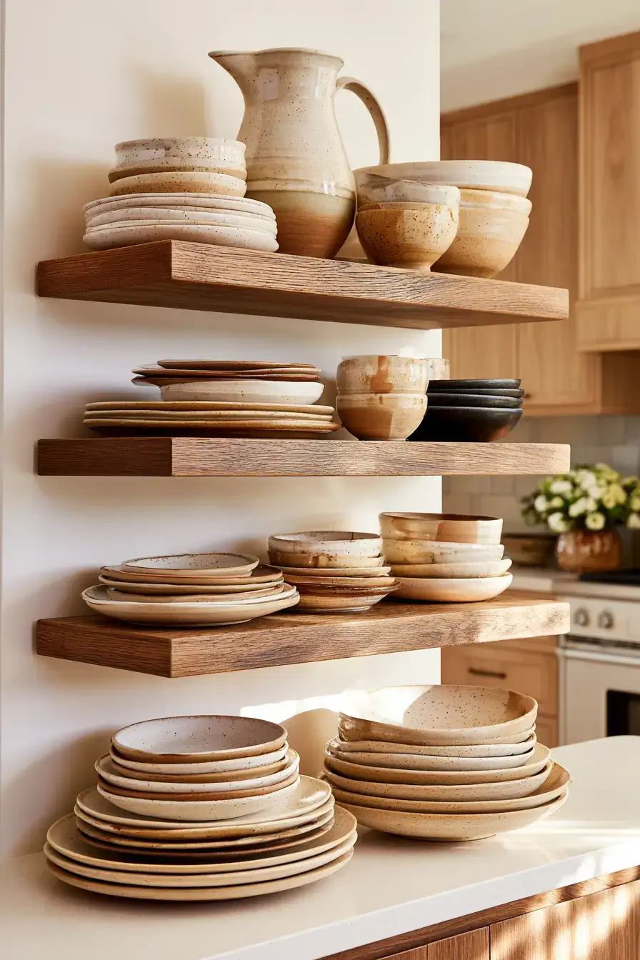 27 Cozy Kitchen Shelf Decor Ideas For A Beautifully Styled Home