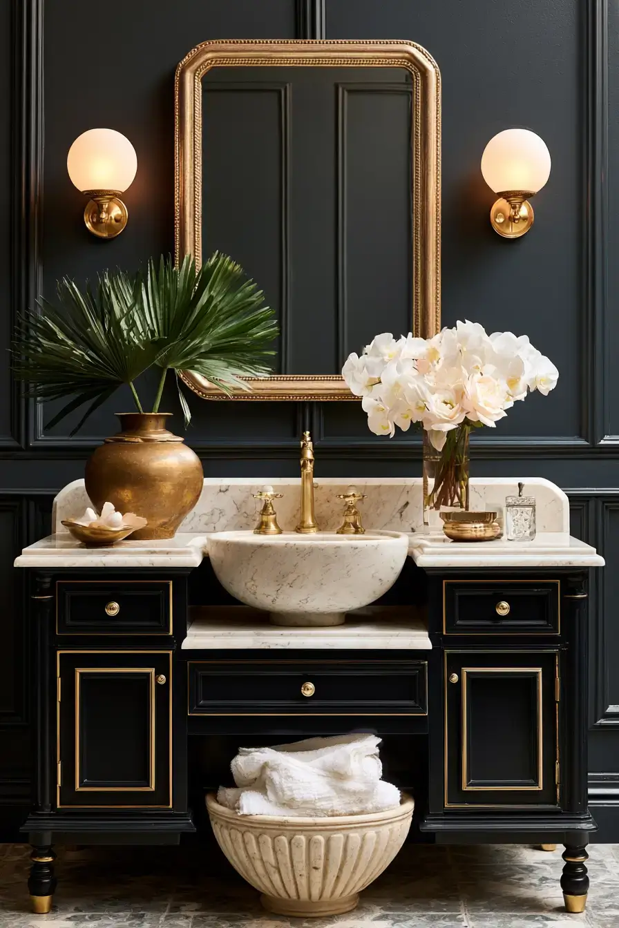 27 Chic Moody Bathroom Ideas For A Rich Relaxing Look