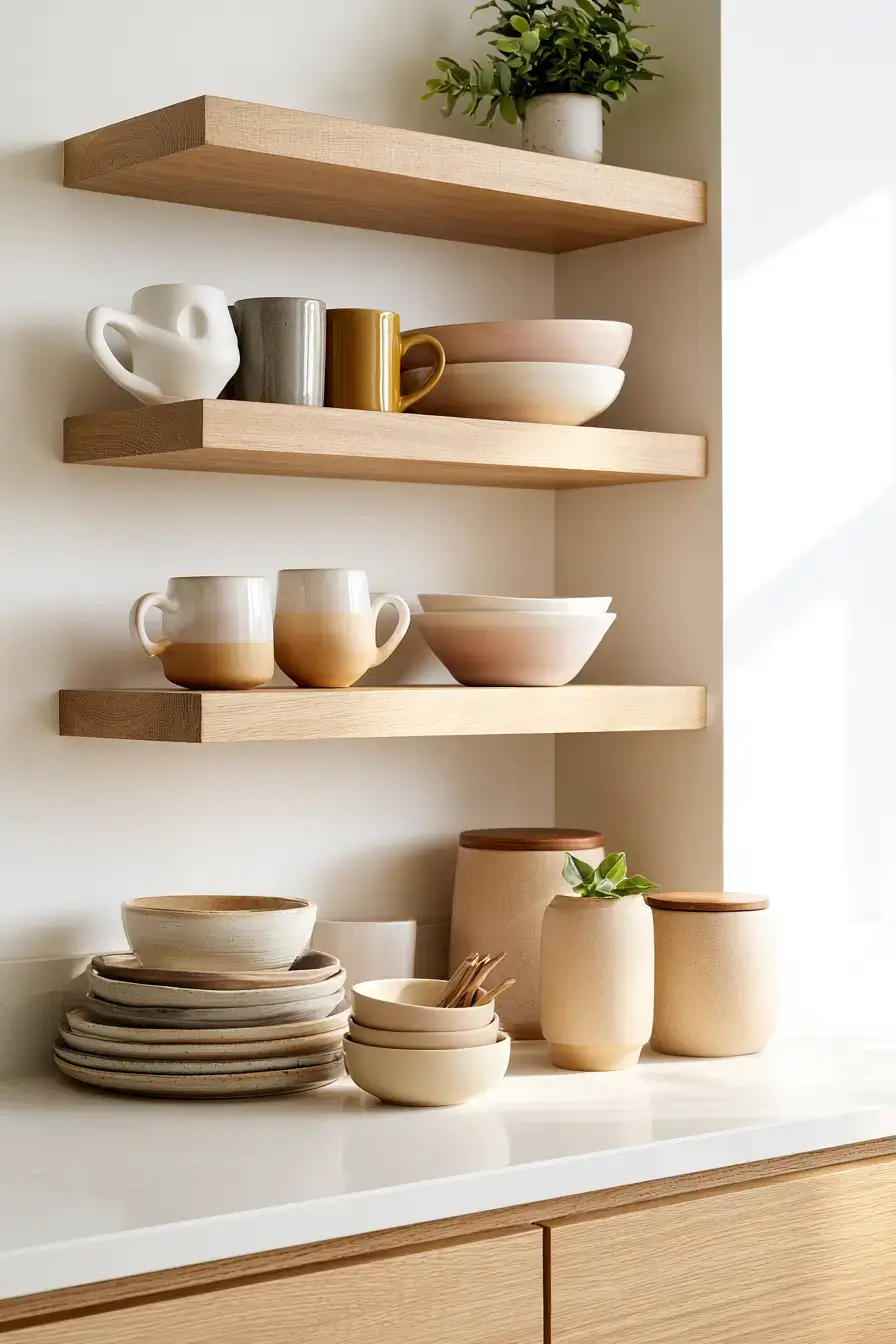 27 Cozy Kitchen Shelf Decor Ideas For A Beautifully Styled Home
