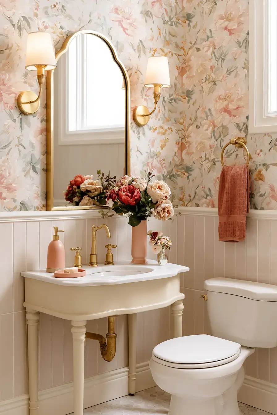 27 Pretty Small Powder Room Ideas For A Charming Home