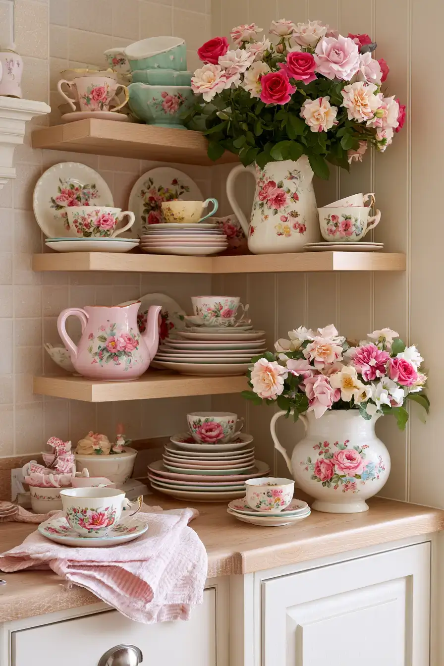 27 Cozy Kitchen Shelf Decor Ideas For A Beautifully Styled Home