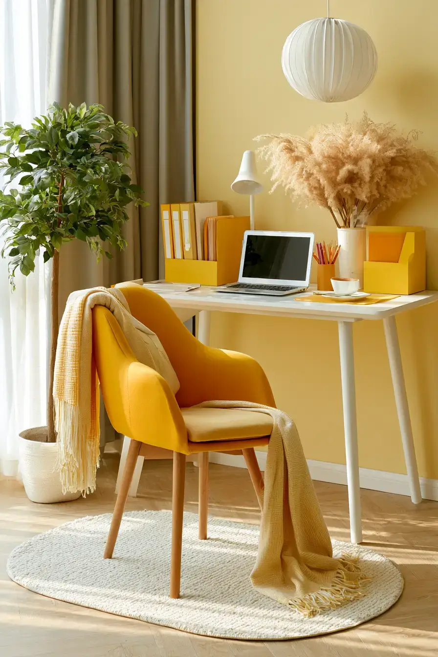 27 Aesthetic Yellow Dorm Room Ideas For A Warm Happy Space