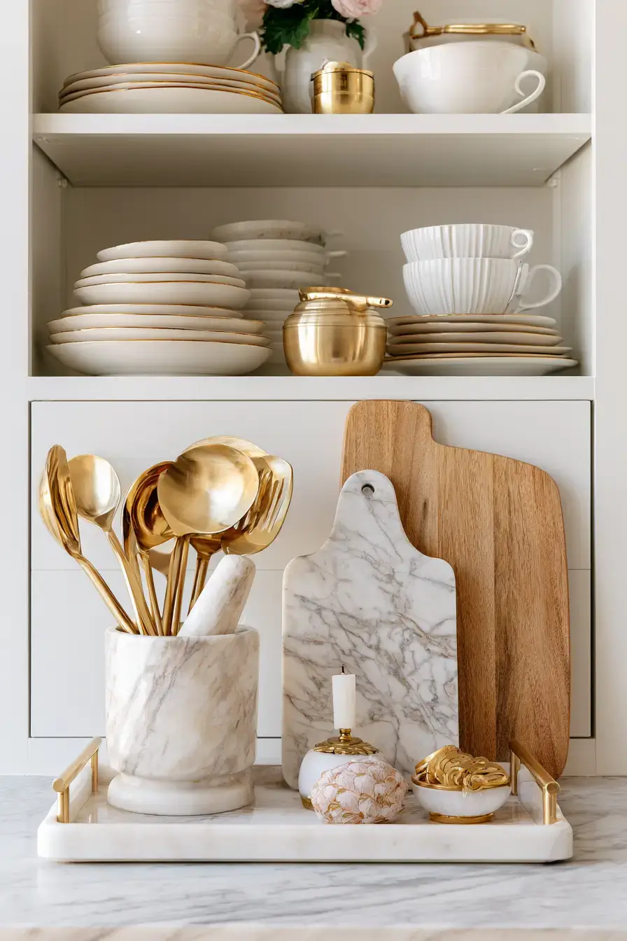 27 Cozy Kitchen Shelf Decor Ideas For A Beautifully Styled Home