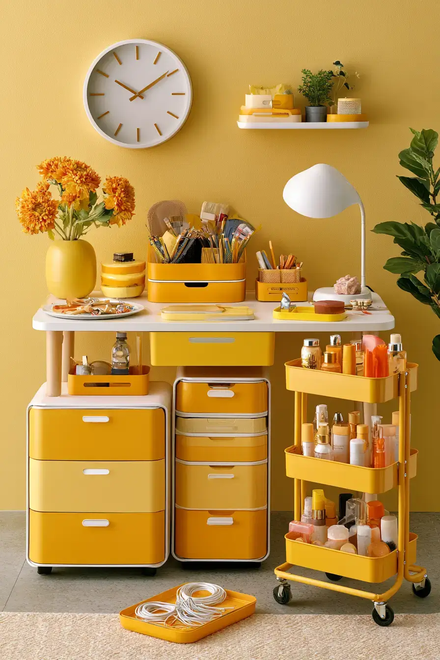 27 Aesthetic Yellow Dorm Room Ideas For A Warm Happy Space