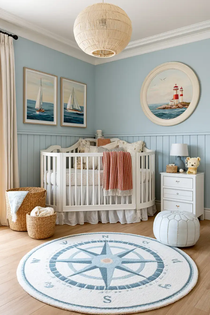 27 Dreamy Nautical Nursery Ideas For A Sweet Coastal Baby Room
