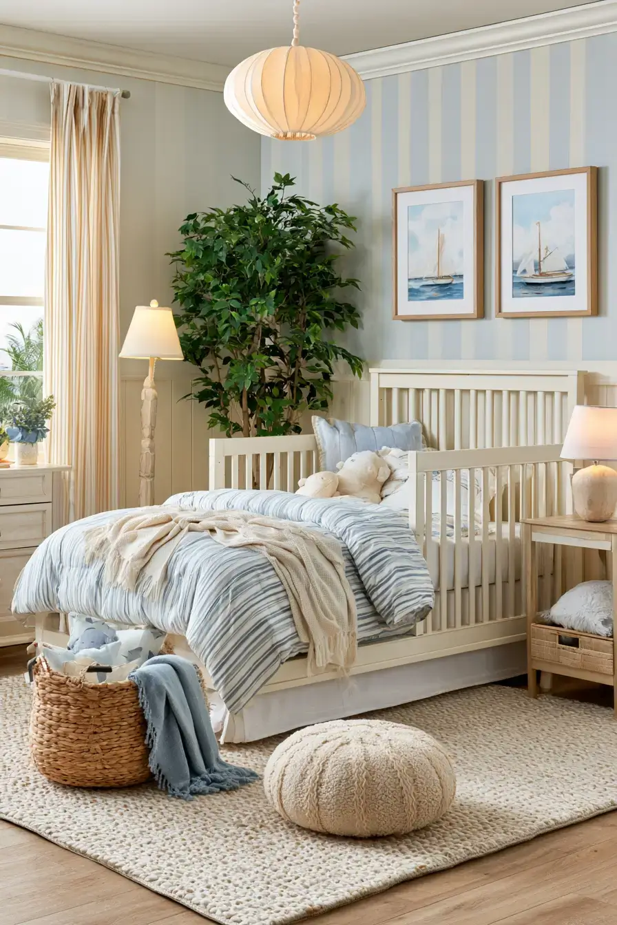 27 Dreamy Nautical Nursery Ideas For A Sweet Coastal Baby Room