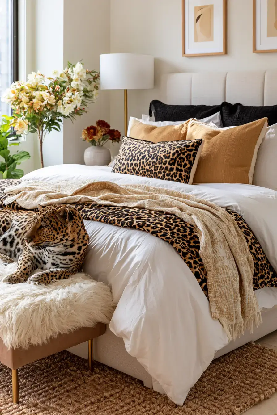 27 Leopard Print Bedroom Ideas For A Bold Stylish Space