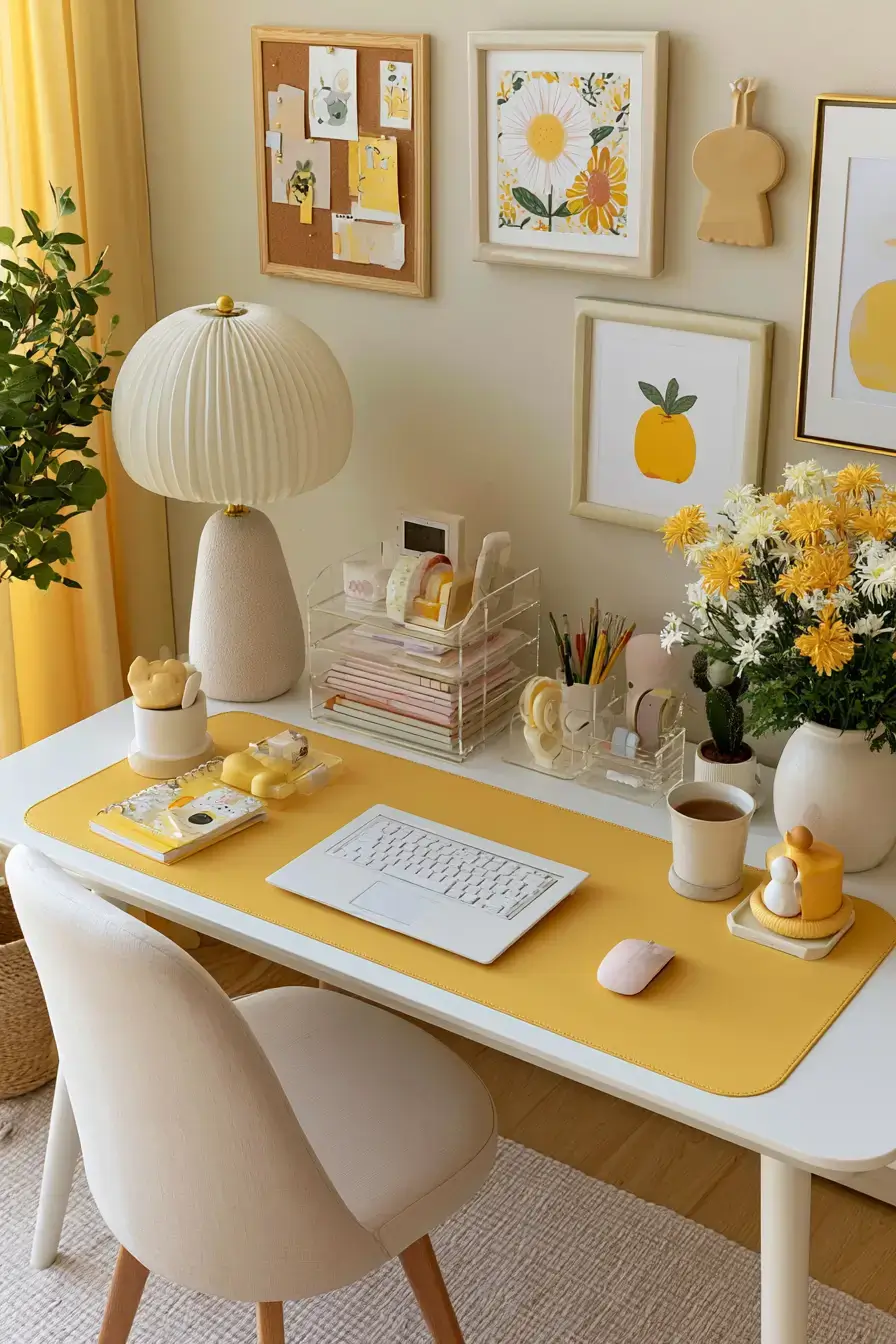27 Aesthetic Yellow Dorm Room Ideas For A Warm Happy Space
