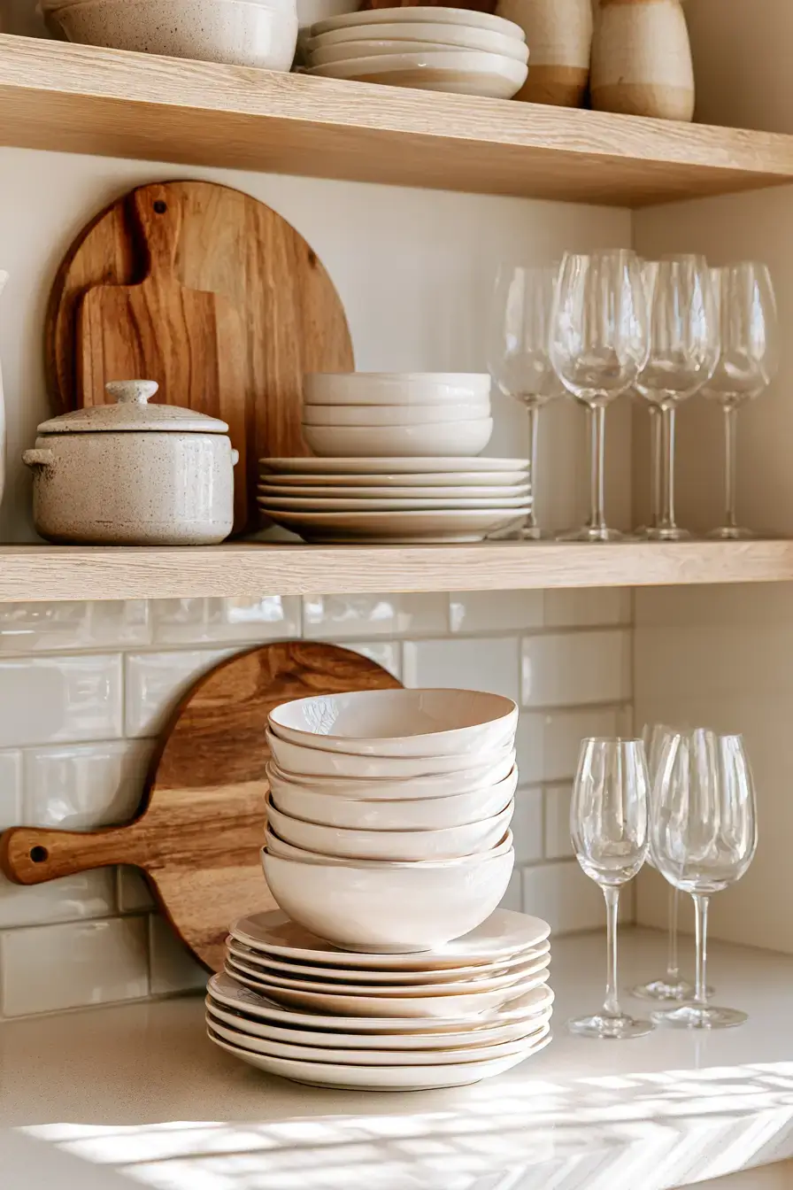 27 Cozy Kitchen Shelf Decor Ideas For A Beautifully Styled Home