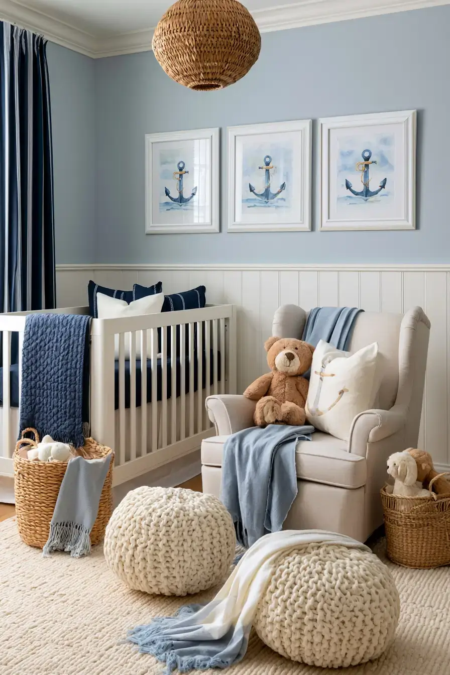 27 Dreamy Nautical Nursery Ideas For A Sweet Coastal Baby Room