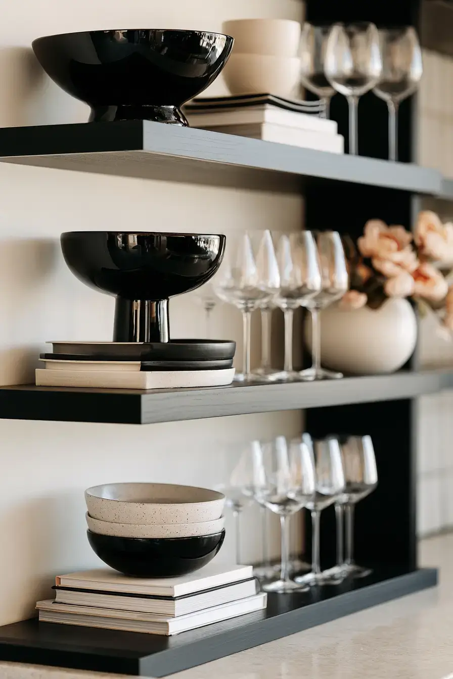 27 Cozy Kitchen Shelf Decor Ideas For A Beautifully Styled Home