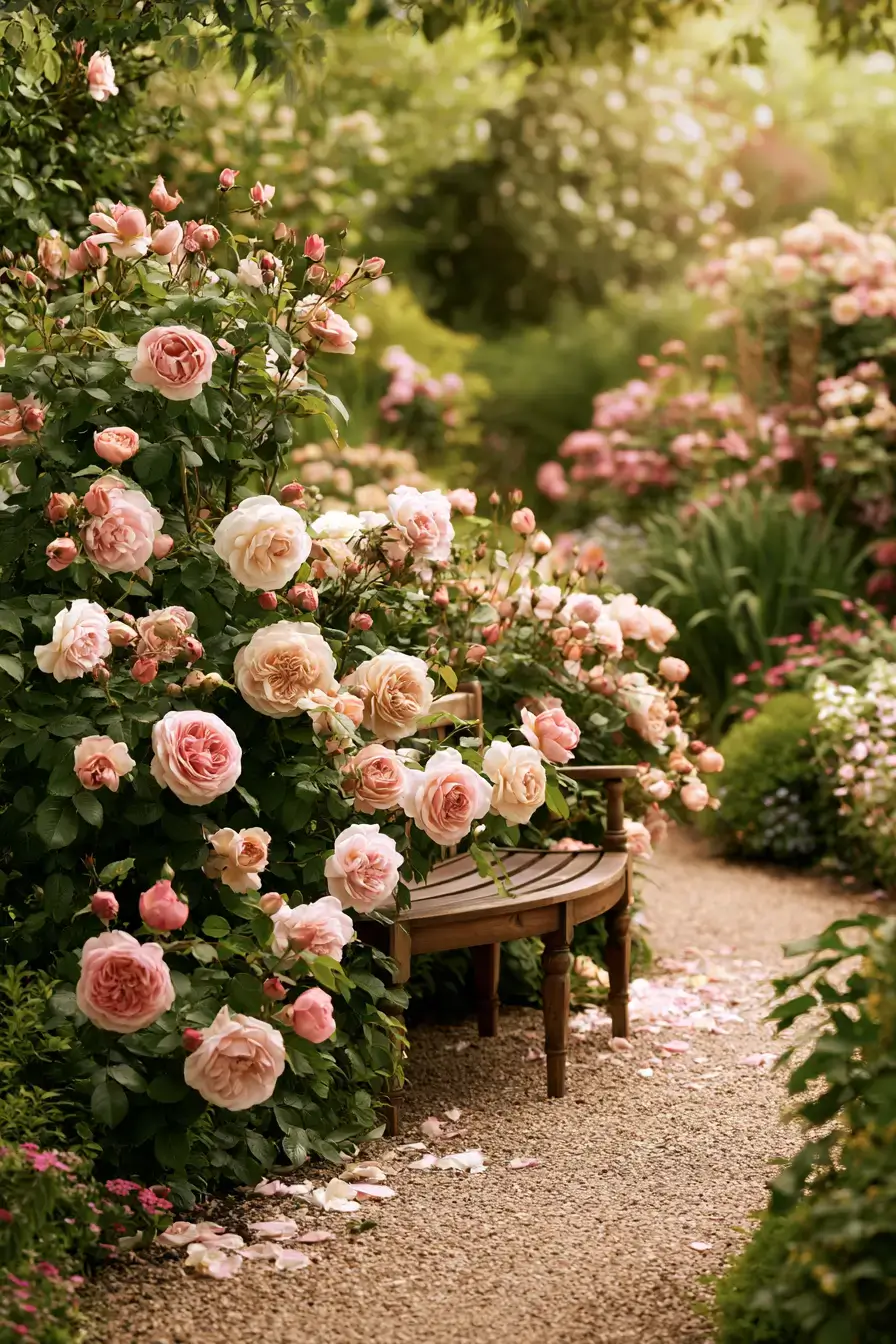 27 English Rose Garden Ideas For Romantic Cottage Charm