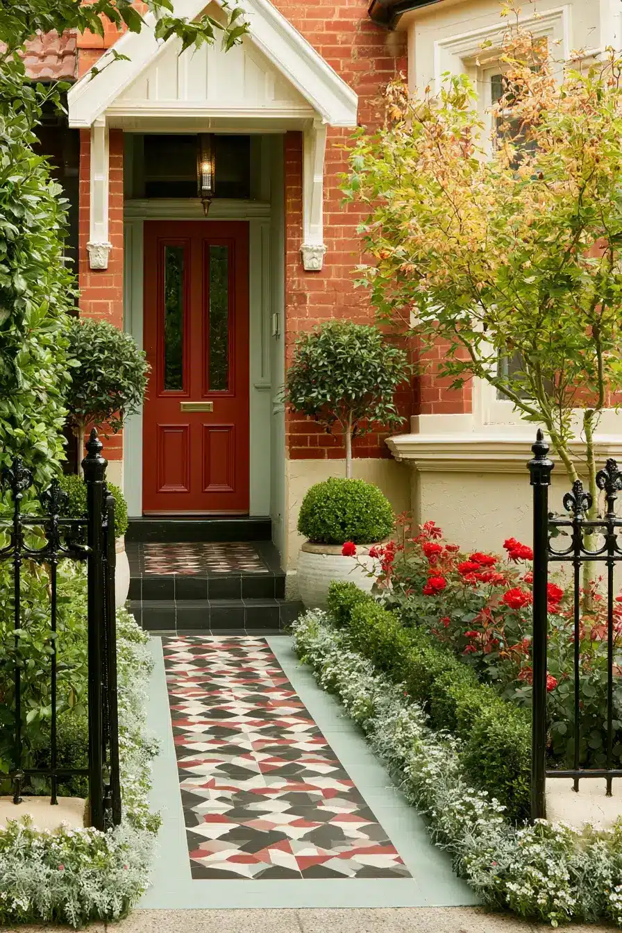 27 Victorian Terrace Front Garden Ideas For Elegant Curb Appeal