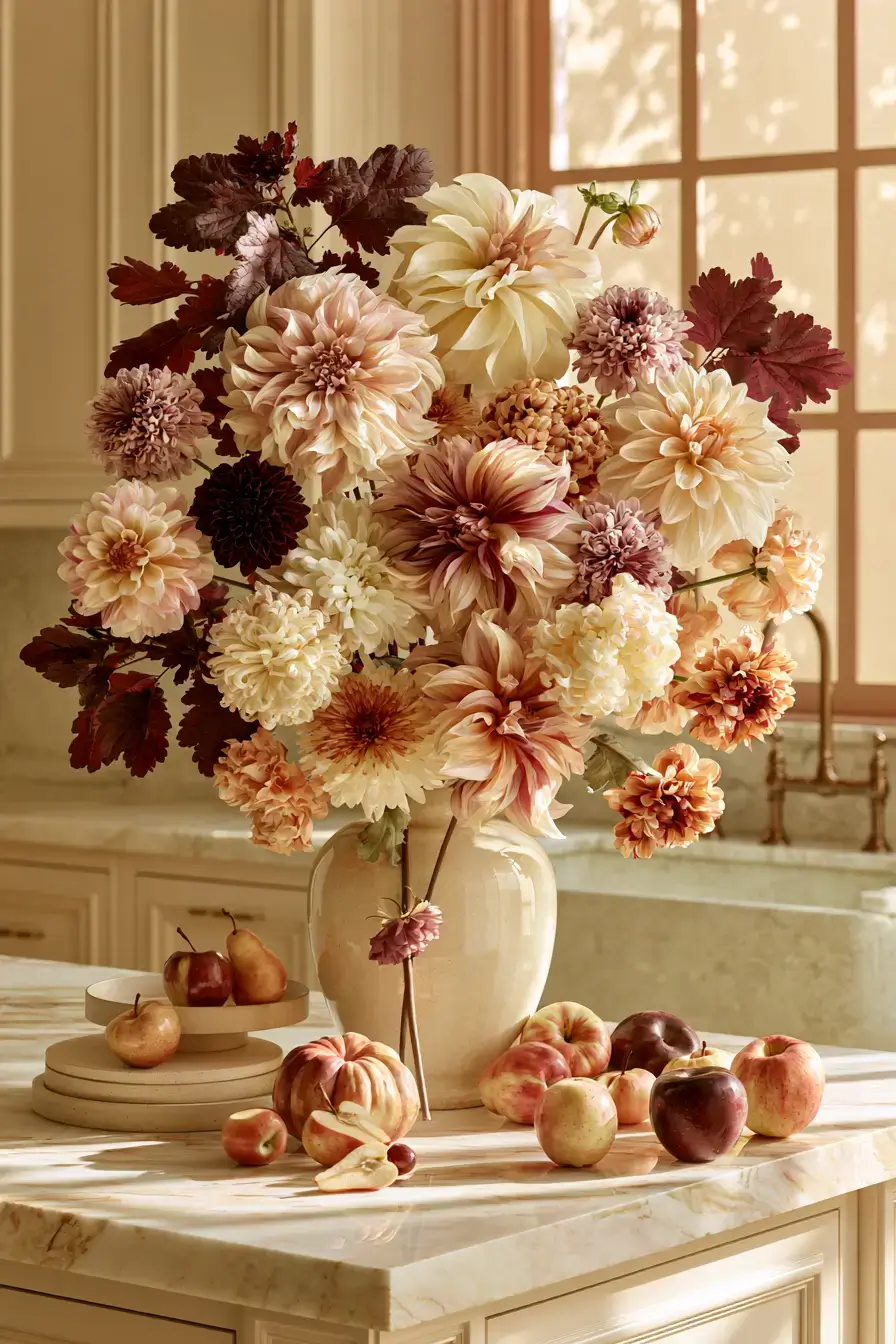 27 Fall Kitchen Island Decor Ideas for a Cozy Seasonal Home