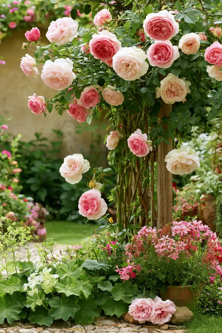 27 English Rose Garden Ideas For Romantic Cottage Charm