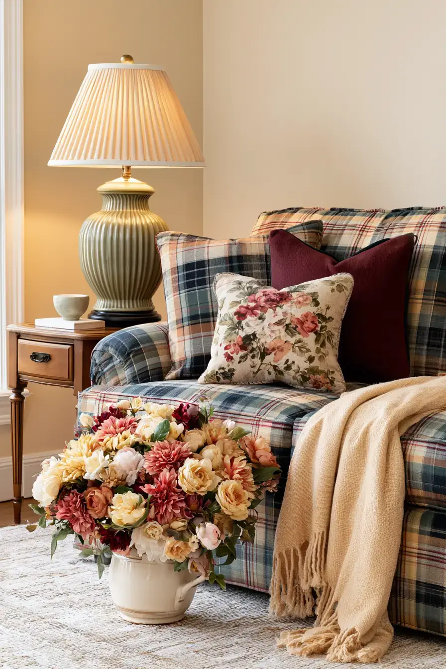 27 Grandmillennial Living Room Ideas For Charming Cozy Style
