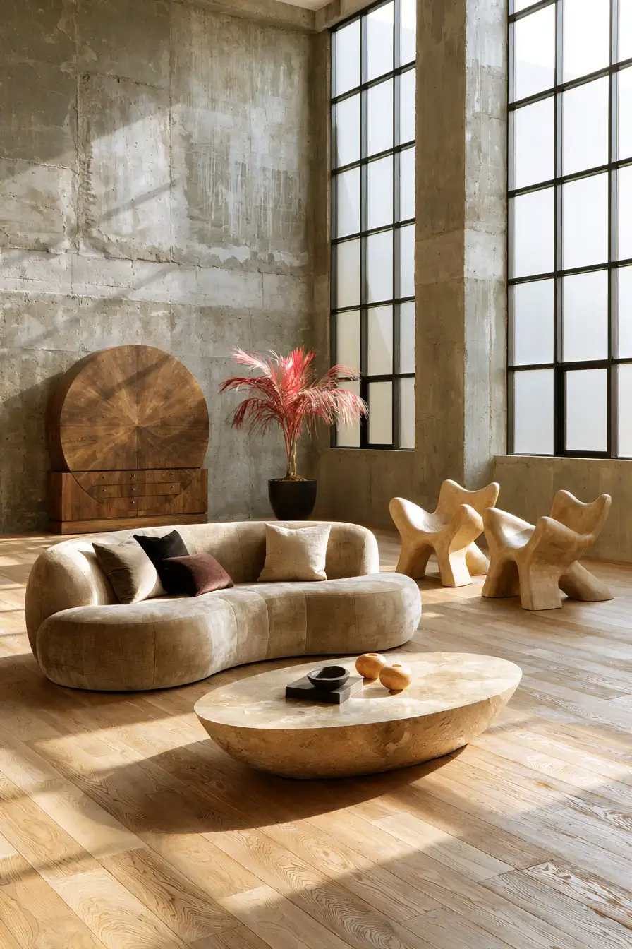 27 Soft Brutalism Interior Ideas for a Warm Modern Home