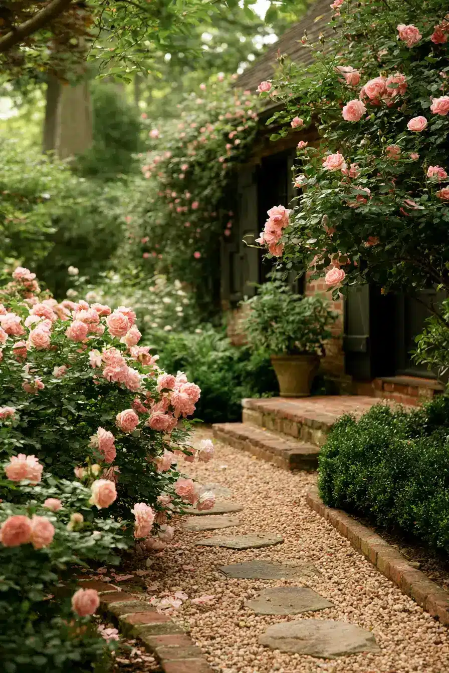 27 English Rose Garden Ideas For Romantic Cottage Charm