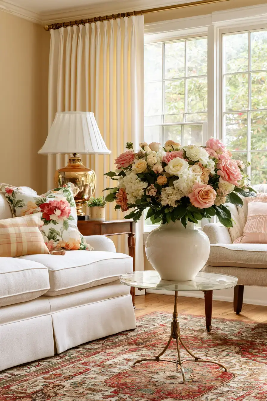 27 Grandmillennial Living Room Ideas For Charming Cozy Style