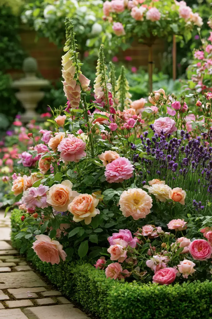 27 English Rose Garden Ideas For Romantic Cottage Charm