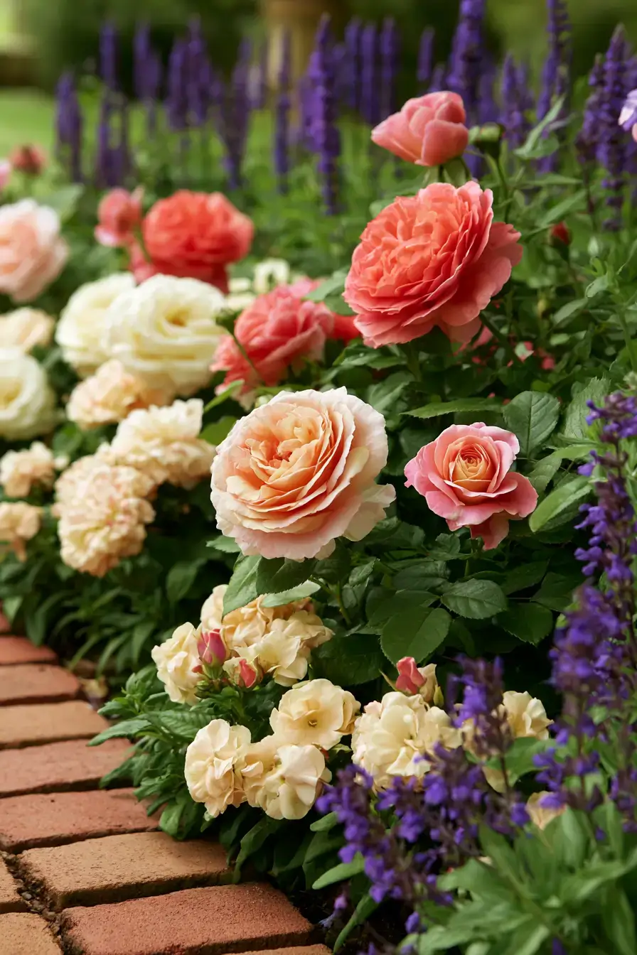 27 English Rose Garden Ideas For Romantic Cottage Charm