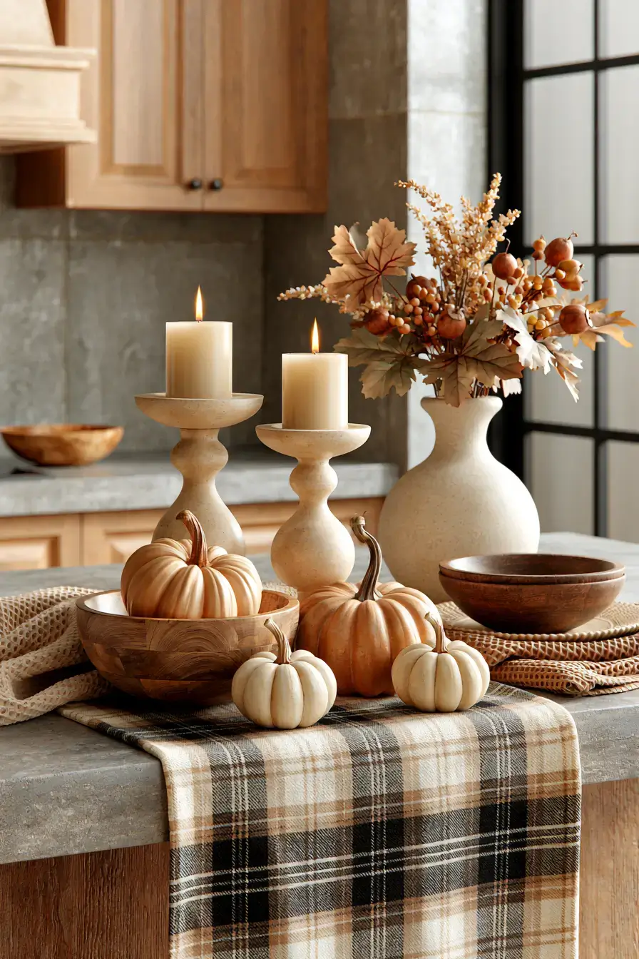 27 Fall Kitchen Island Decor Ideas for a Cozy Seasonal Home