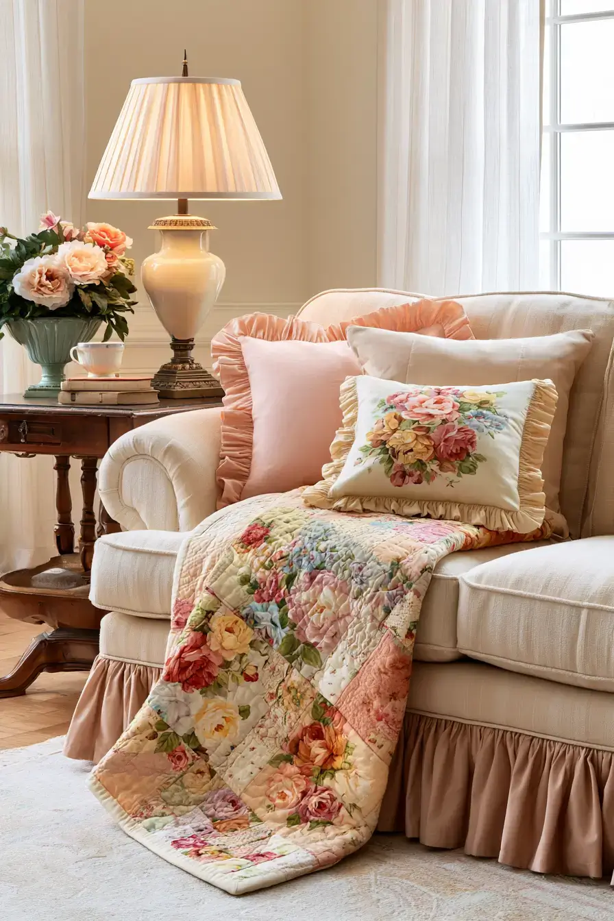 27 Grandmillennial Living Room Ideas For Charming Cozy Style