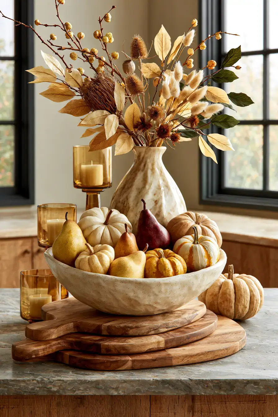 27 Fall Kitchen Island Decor Ideas for a Cozy Seasonal Home
