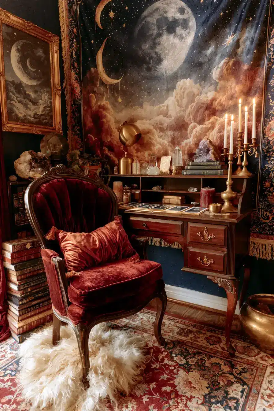 27 Whimsigoth Interior Design Ideas for a Magical Moody Home