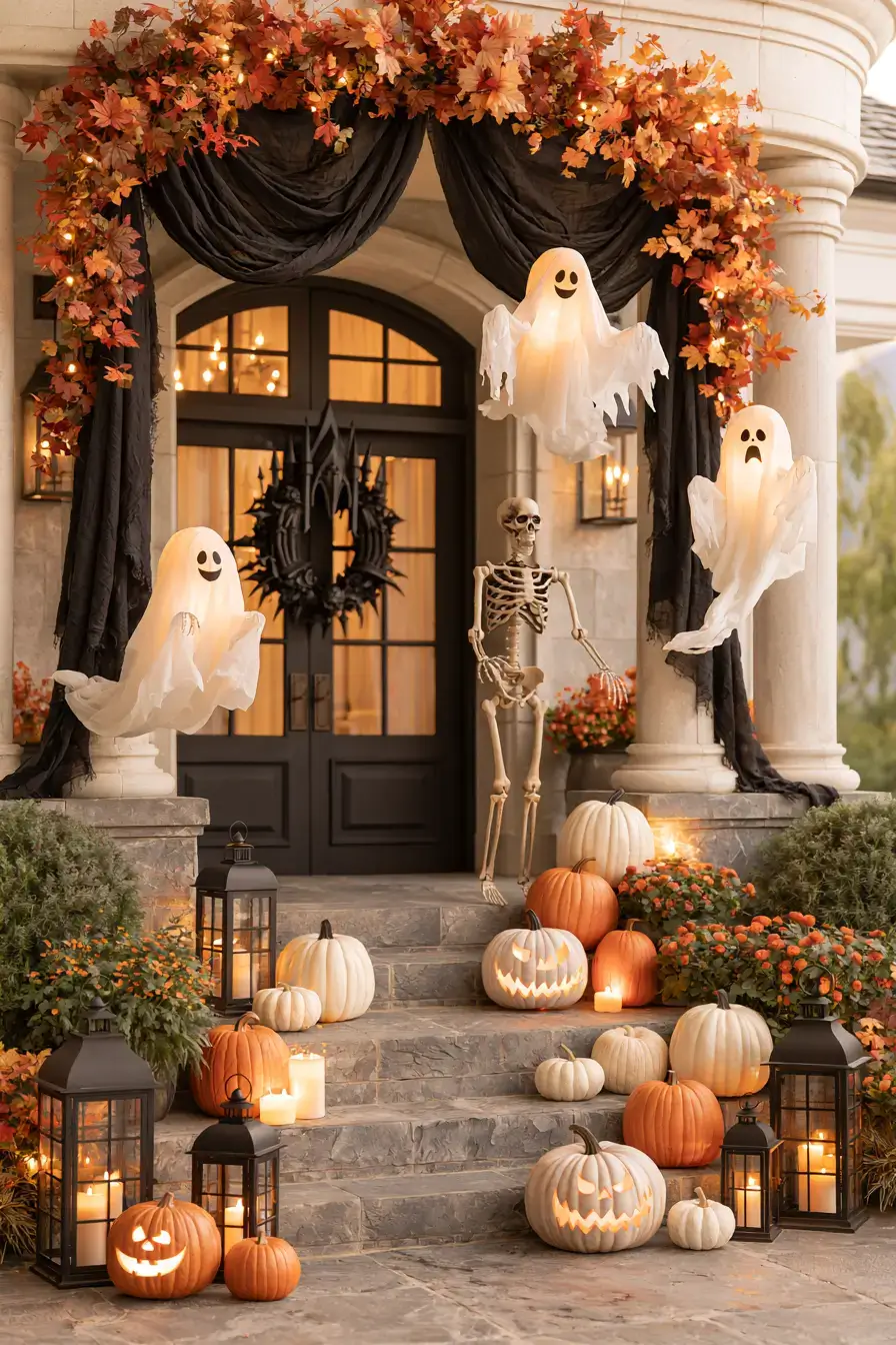 27 Halloween Porch Decorations for a Spooky and Stylish Entrance