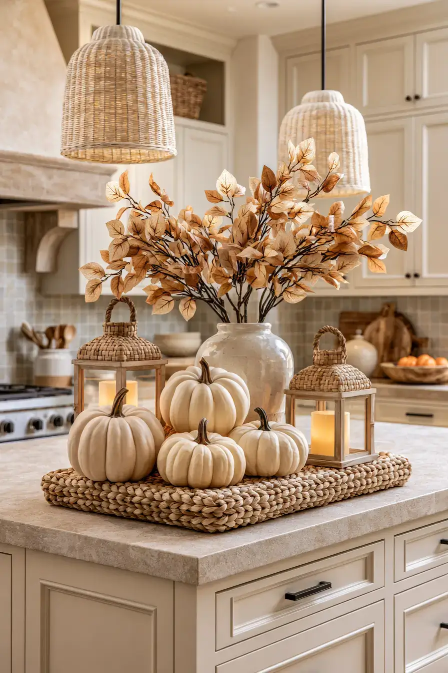 27 Fall Kitchen Island Decor Ideas for a Cozy Seasonal Home