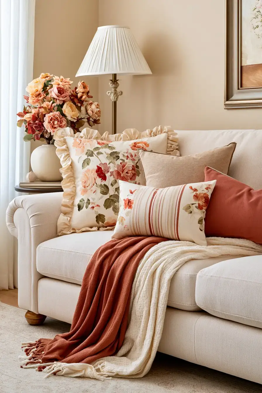 27 Grandmillennial Living Room Ideas For Charming Cozy Style