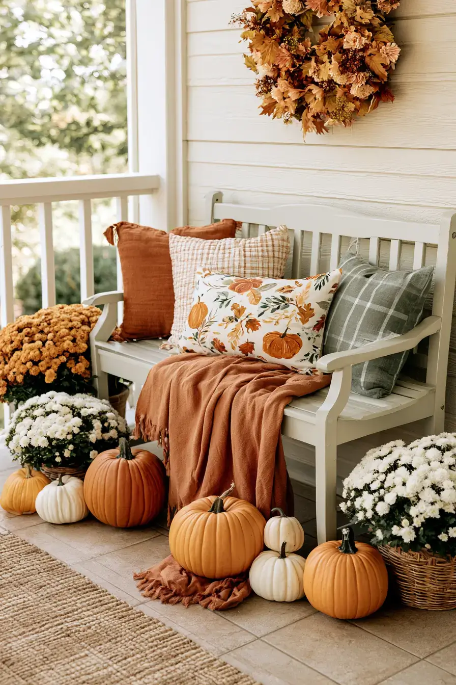27 Cozy Fall Porch Ideas For A Warm Welcoming Home