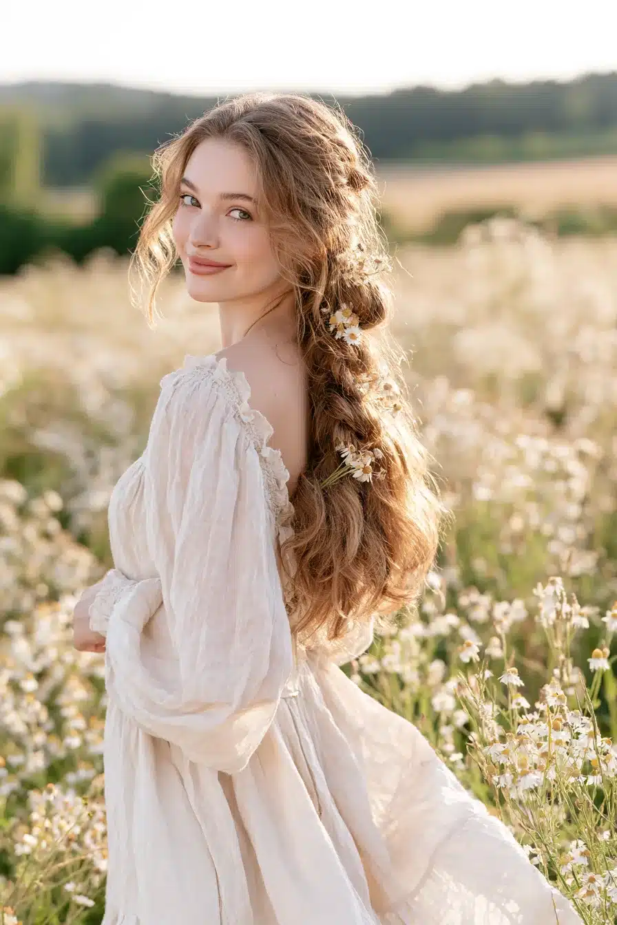 27 Dreamy Cottagecore Hairstyles for a Romantic Natural Look