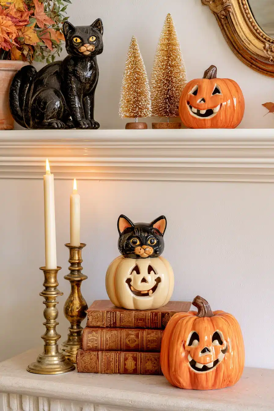 27 Vintage Halloween Decor Ideas Filled With Nostalgic Charm