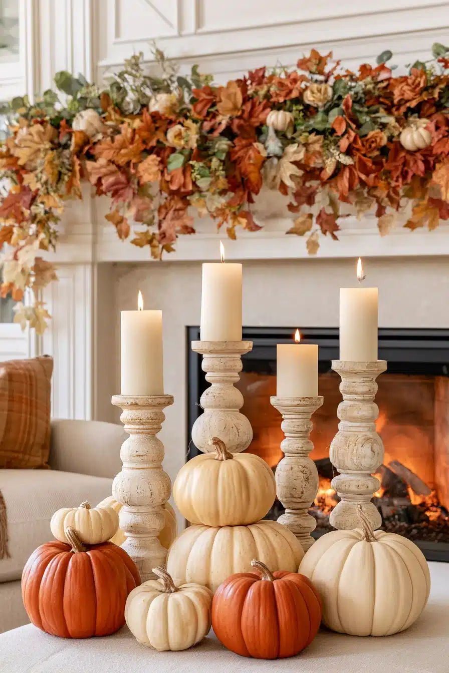 27 Autumn Fireplace Decor Ideas for a Warm Cozy Home