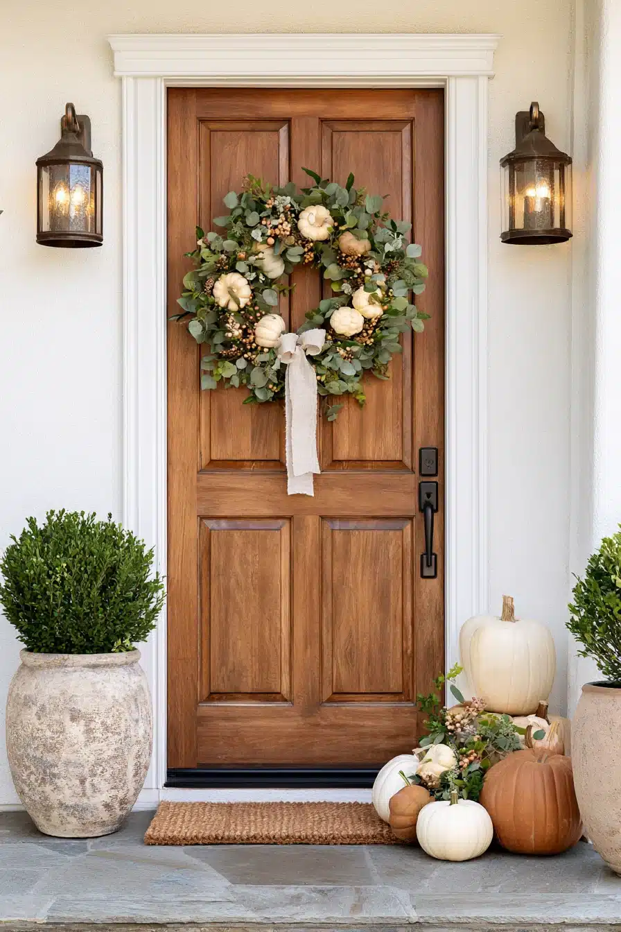 27 Beautiful Fall Wreaths for Front Door Autumn Charm