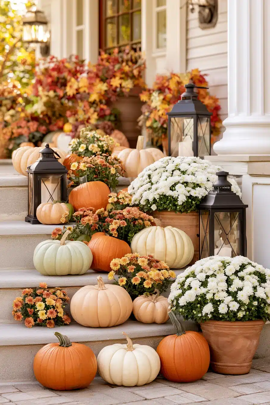 27 Cozy Autumn Front Porch Decor Ideas for a Warm Seasonal Welcome