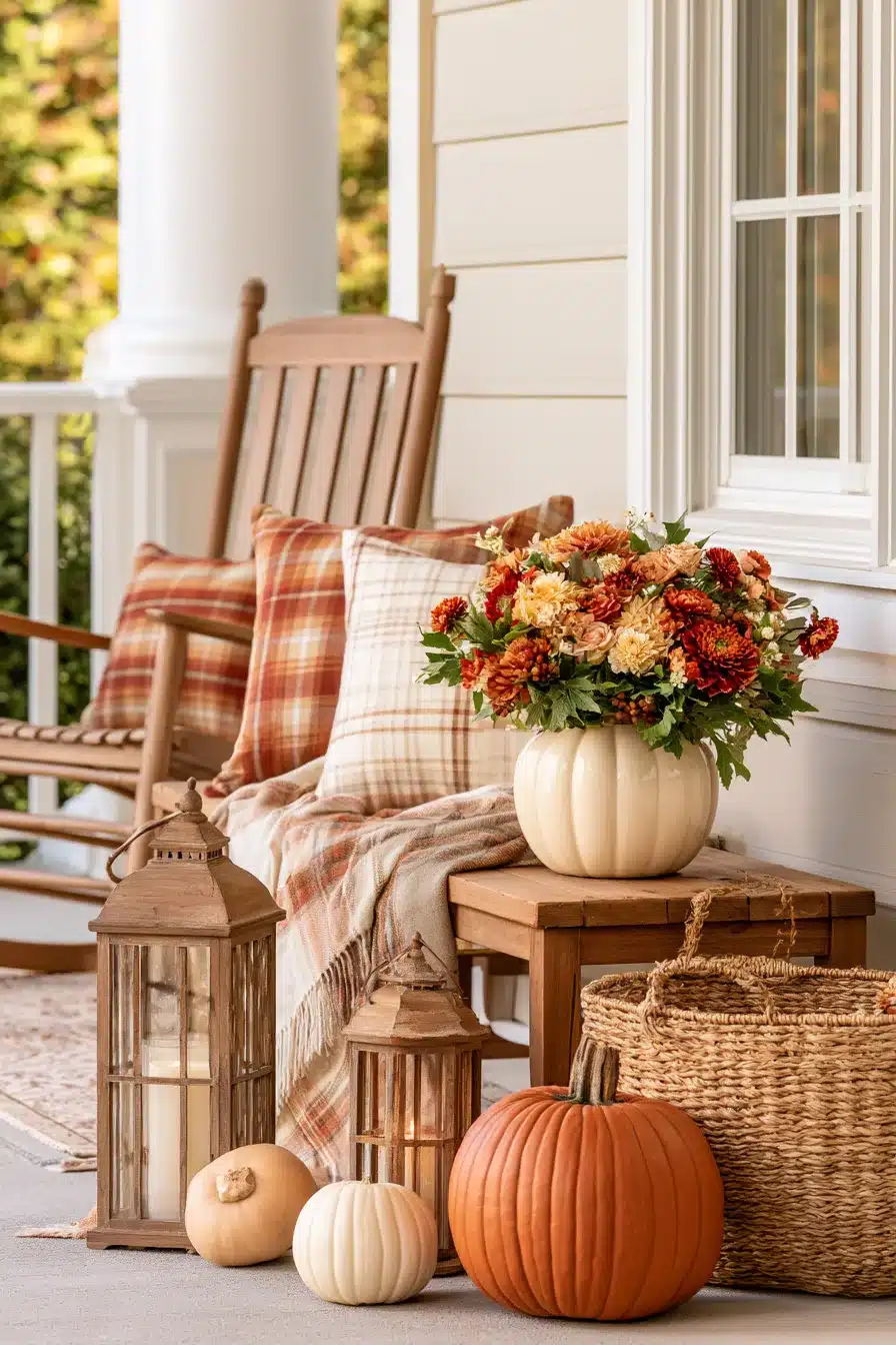 27 Outdoor Fall Decorations for a Warm and Welcoming Home