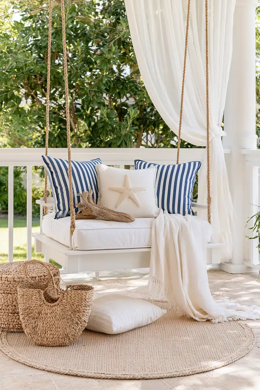 27 Charming Porch Swing Ideas for a Cozy Outdoor Retreat